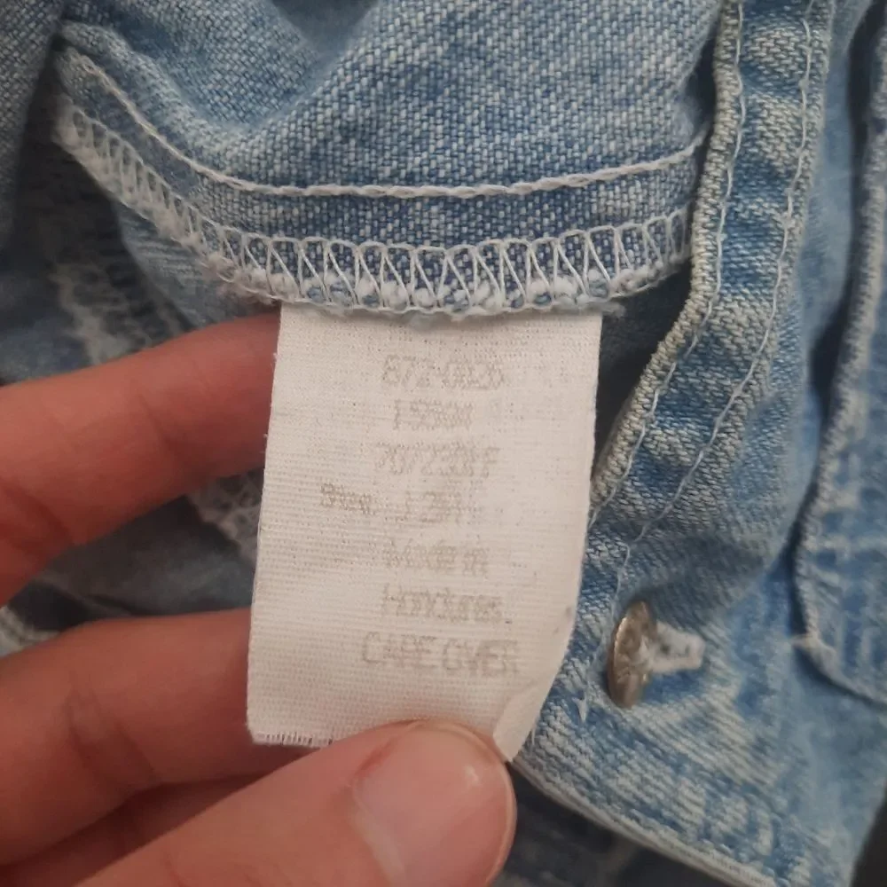 Vintage 90s OshKosh B'gosh Baby B'gosh Girls Denim Overalls Size 12 Months